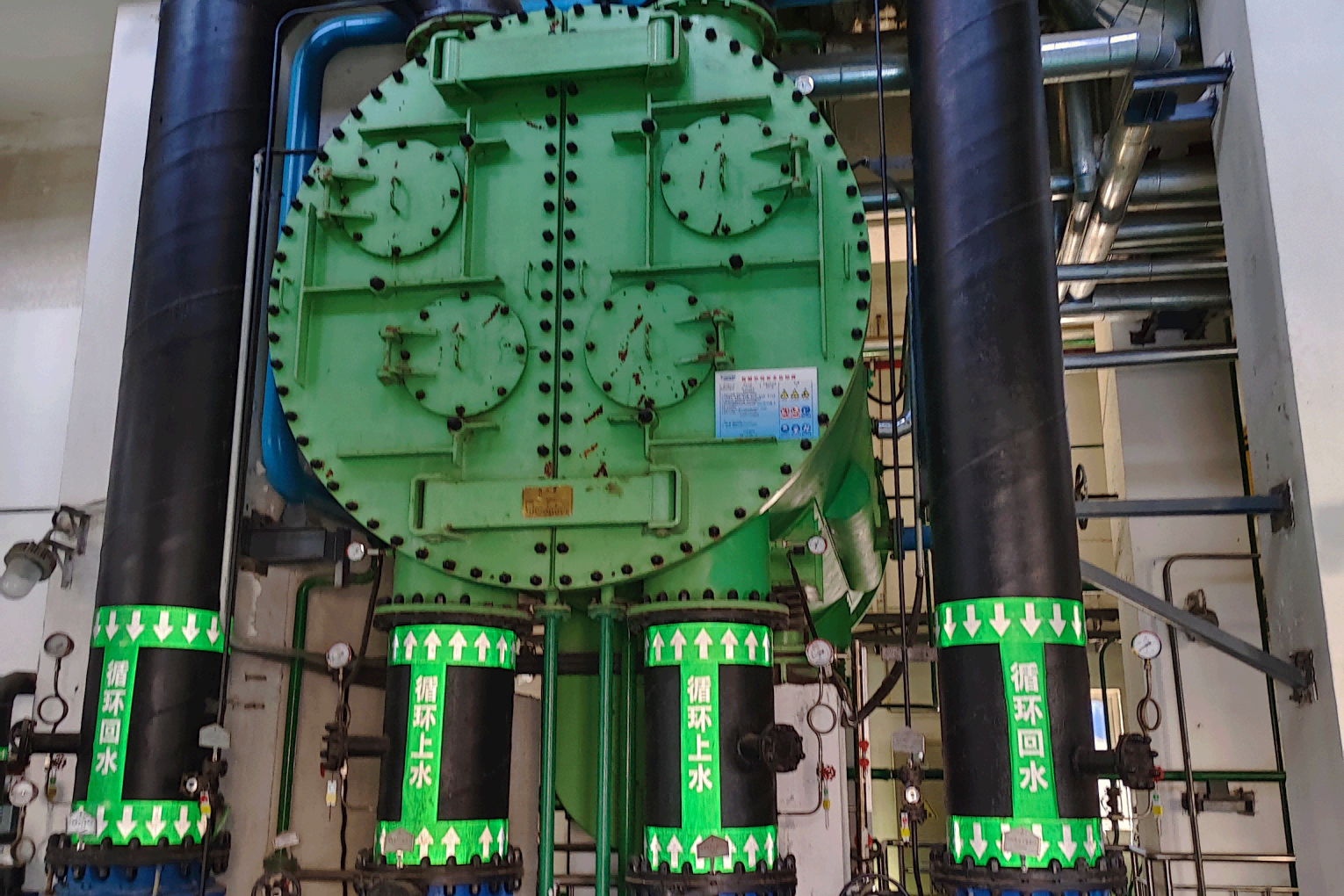 热互换设备洗濯